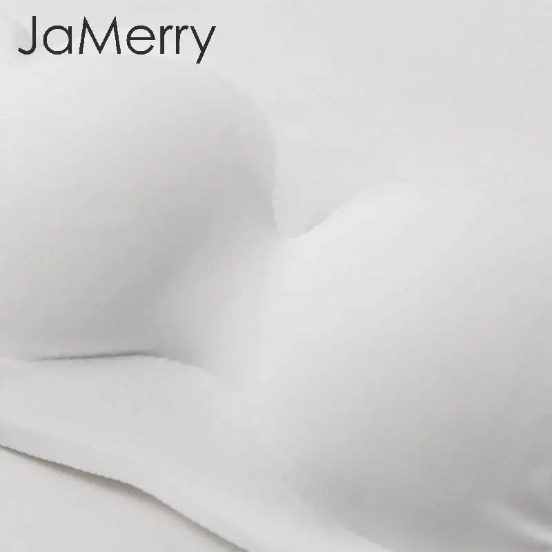 JaMerry, бюстгальтер без бретелек, топ-труба, сексуальный, однотонный, черный, белый, весна-лето, женское нижнее белье, мягкий, с вырезом, шикарный, бюстгальтер-труба с подкладкой