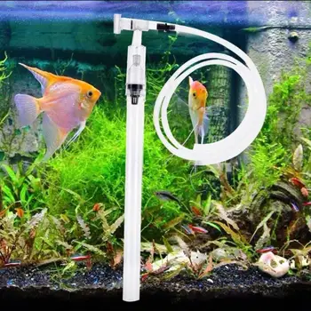 

Fish Feces Siphon Vacuum Pump Water Changer Environmental Protection Durability with Hose Aquarium Water Exchange Cleaner