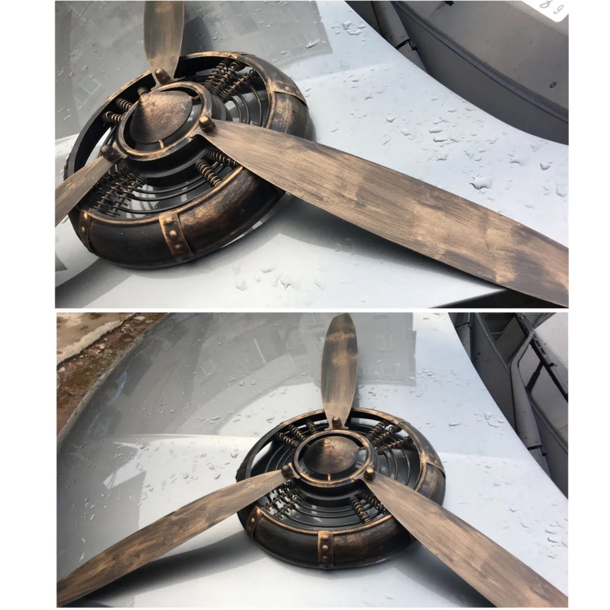 Kaufen Vintage Dekorative Metall Wanduhr Bar Home Wohnzimmer Decor Air Flugzeug Propeller Europa Industrie Wand Hängen Ornament Kunst