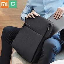 

New 100% Original Xiaomi mijia Fashion backpack brief school bag Waterproof Outdoor Suit For 15.6 Inch of computer/xiaomi plate