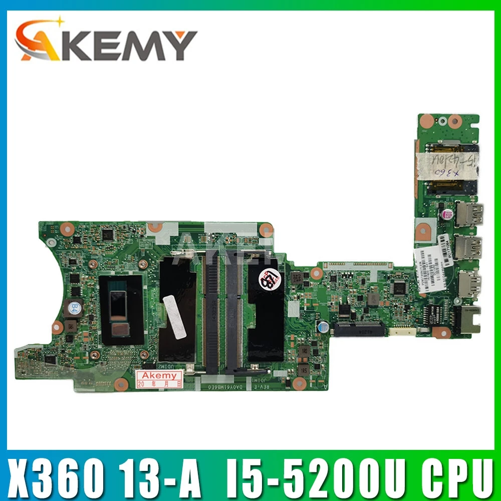 Akemy оригинальный 782306-501 для For HP Envy X360 15-U Материнская плата ноутбука 782306-001