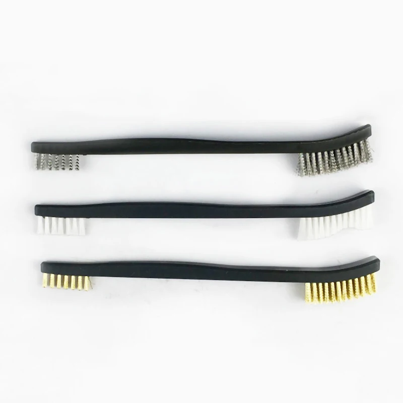 Universal Wire Brush Cleaning Kit for All with Case Travel Size Portable Metal Cleaning Brushes Tool Set