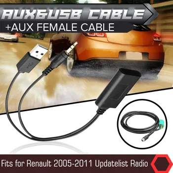 

For Renault 2005-2011 Updatelist Radio Wireless Audio Car bluetooth Receiver USB AUX Microphone Cable Adapter Radio Stereo