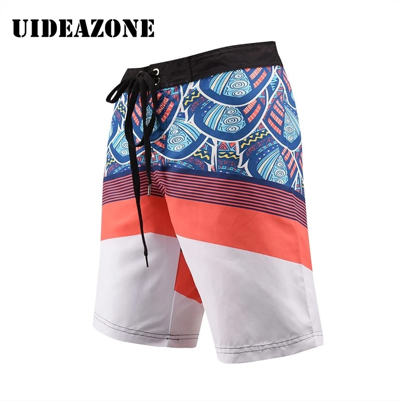 2020 Drawstring Velcro Shorts Trunks Beach Board Swimming Short Quick