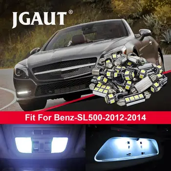 

JGAUT 10pcs Car LED Light Bulbs Interior Package Kit For 2012-2014 Mer-cedes Be-nz SL500 Error Free Canbus