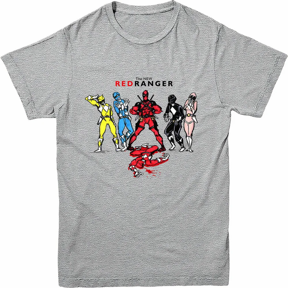

Deadpool T-Shirt Power Ranger Spoof SuperHero Gift Unisex Adult & Kids Tee Top Cotton Plus Size Clothing Tee Shirt
