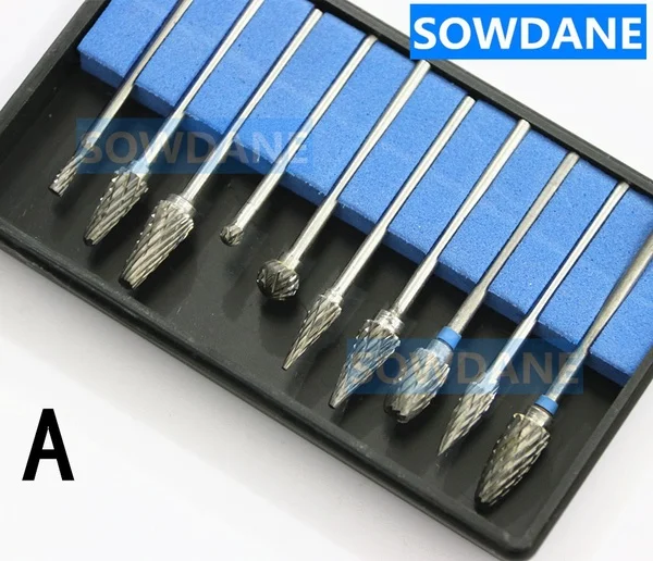 10 Fraises De Polissage Dentaire En Carbure De Tungstène - Pour Laboratoire Dentaire