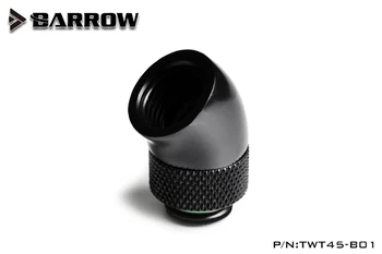 

Barrow Black White Silver G1 / 4 '' thread 45 degree Rotary Fitting Adapter Rotating 45 degree water cooling Adapter TWT45-B01