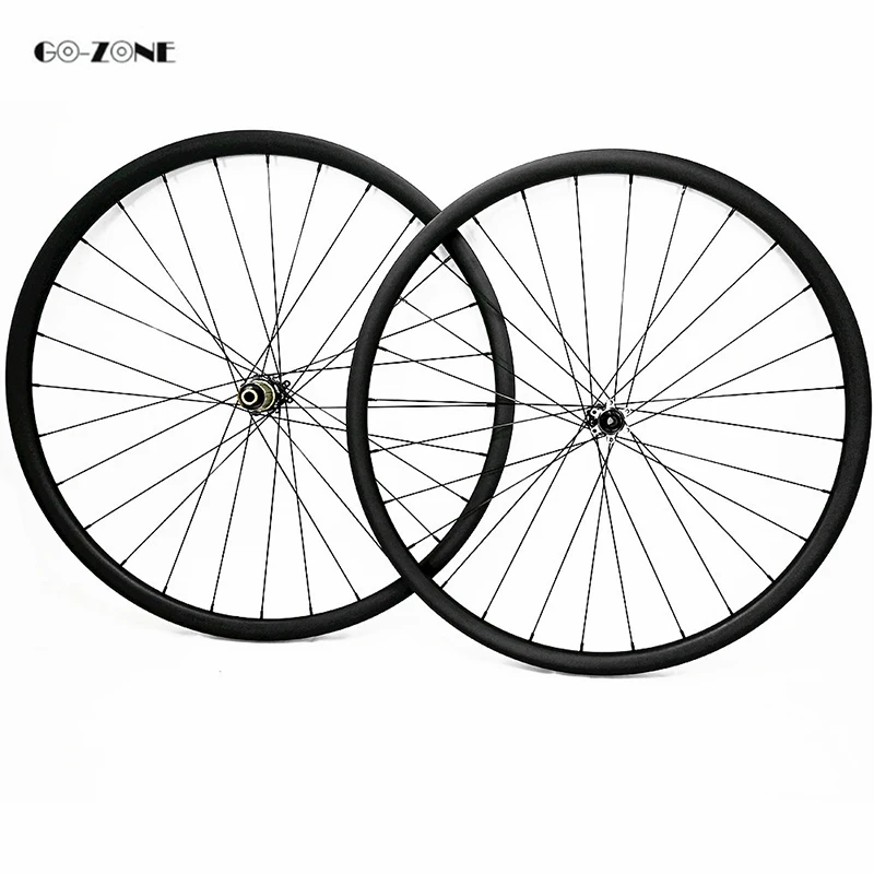 Discount 29er ultralight asymmetric 30x25mm tubeless disc mtb Wheels novatec D411SB D412SB 100x15 142x12 mountain bike carbon wheelset 3