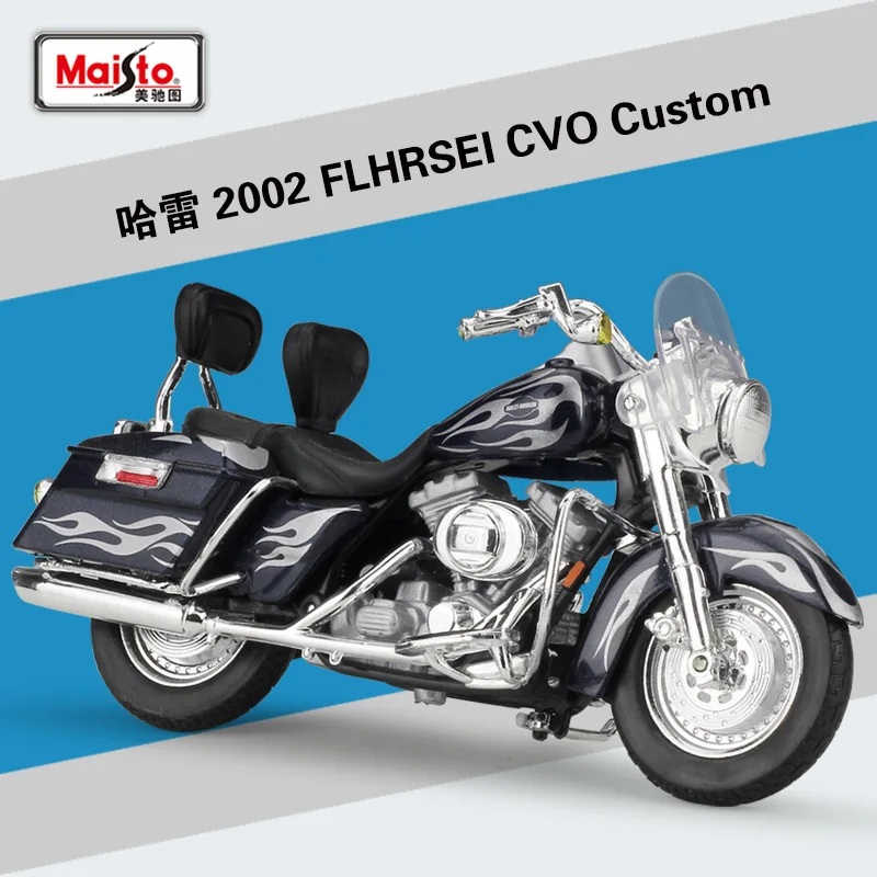 

Maisto 1: 18 Harley 2002 flhrsei CVO Custom Motorcycle Model Alloy Models