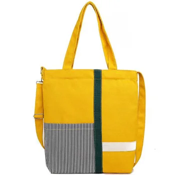 

Ins Wind Mesh Canvas Fashion Bag Korean Canvas Crossbody Bag Shoulder Bag Yellow