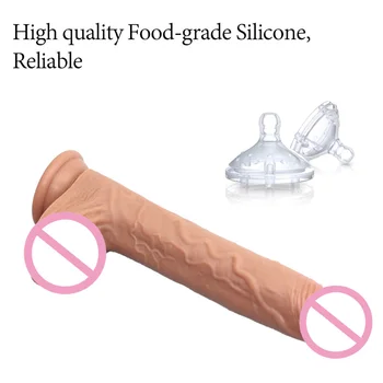 Silicone Real Big Thick Strap On Penis Dick Anal Dildo Dilldo Masturbators Adult Dildofor Sexy Toys For Women Men Girls Sexshop 6