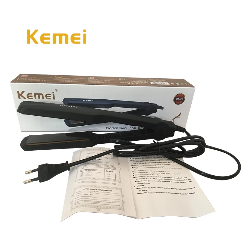 Профессиональный Выпрямитель для волос Kemei, утюжок для выпрямления волос pranchas de cabelo, щипцы для завивки, инструменты для укладки, chapinha ionic, плоский утюжок