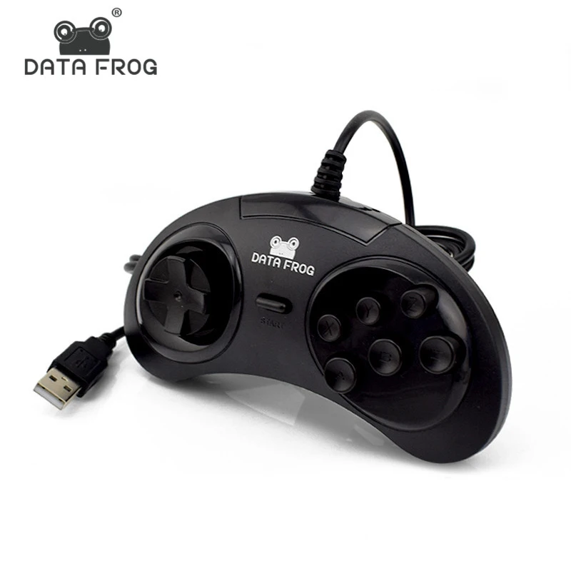 Классический USB геймпад Data Frog 6 кнопок держатель джойстика для ПК MAC|joystick joysticks|usb