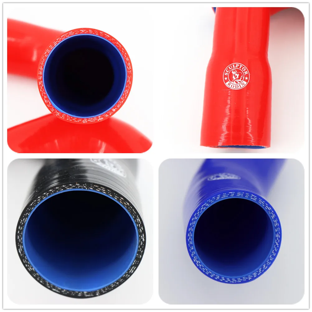 LAND ROVER DISCOVERY 300 TDi SILICONE INTERCOOLER HOSE KIT RED