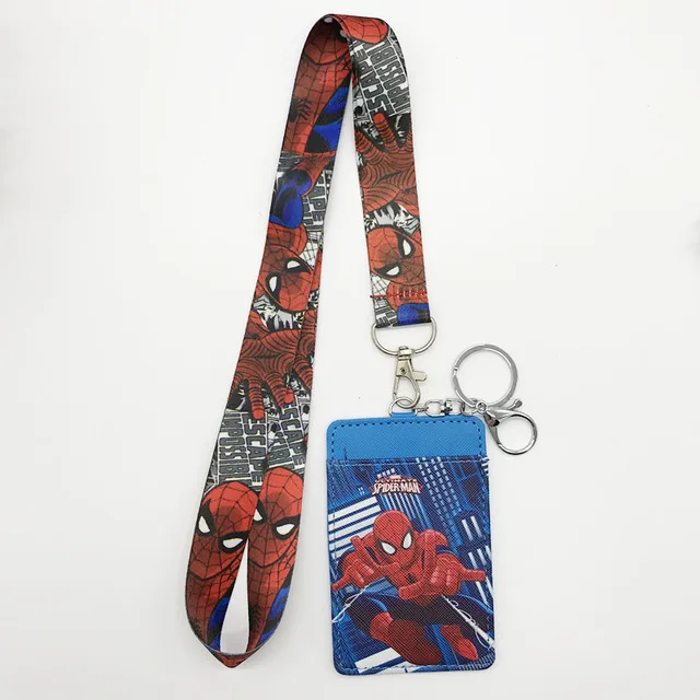 Disney Stitch PU портмоне держатель для карт брелок для ключей Ремешок для еды карта автобус Чехол для карт сумка для монет Микки Маус Сумка для документов - Цвет: 3