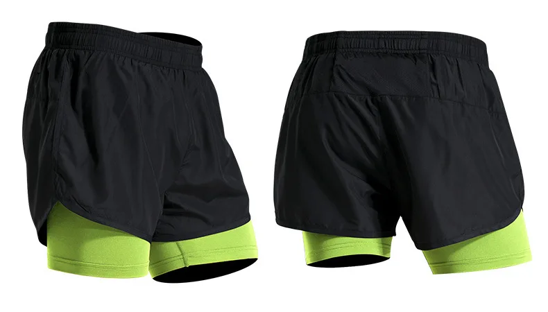 Мужские s 2 в 1 Мужские шорты для бега спортивные шорты быстросохнущие Фитнес тренировочные спортивные шорты для спортзала бегунов короткие штаны