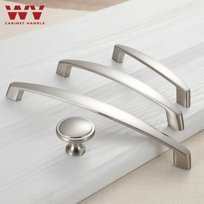 Wv Modern Minimalist Closet Door Silver Handle American Drawer