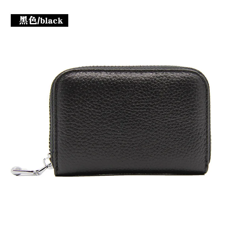 

WESTERN AUSPICIOUS Women Business Card Holder Cow Leather Card Wallet Prevent RFID Female Credit Card Holder Red Blue Purple New