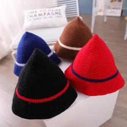 Winter Witch Cap Magic Cap Knitting Wool Basin Hat Fisherman Hat Children Beanie Kpop Beanies for Men Women Hats Caps Apparel