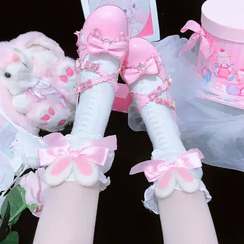 Lolita Bunny Bowknot Socks 5