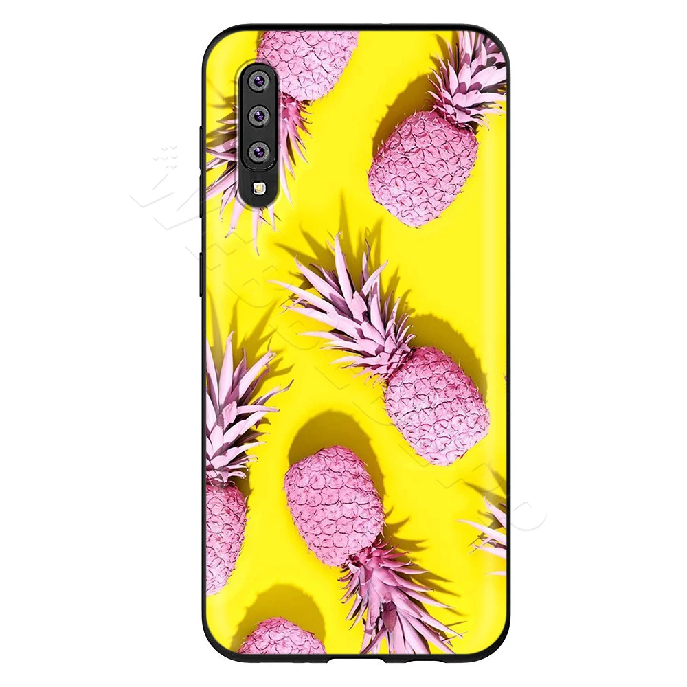 Webbedepp вкусные фрукта ананаса чехол для samsung Galaxy S7 S8 S9 S10 Edge Plus Note 10 8 9 A10 A20 A30 A40 A50 A60 A70 - Цвет: 3