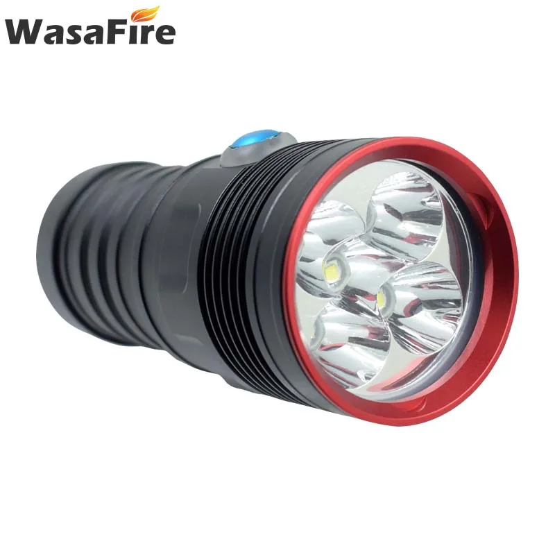 

Portable Underwater Diving LED Flashlight Super Bright 3 Modes Scuba Flashlight Lantern Outdoor Hunting Hiking Torch Lamp