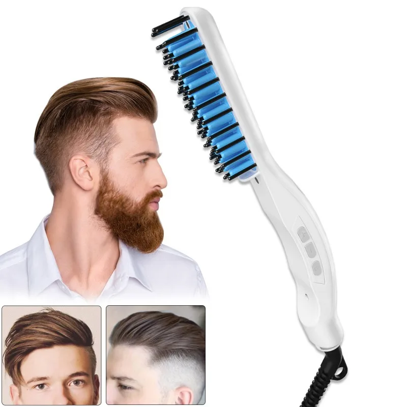 

Men's Straight Hair Comb Beard Comb Electric Hair Straightening Comb Styling Comb For Men