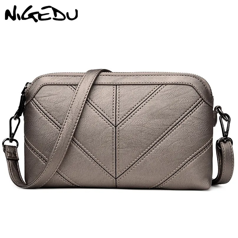 women Messenger bag soft PU Women's shoulder bag Mother gift Crossbody Bags Clutches Handbags