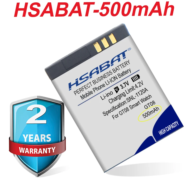 Top Brand 100% New 500mAh Battery for Smart Watch Watches GT08 in stock | Электроника