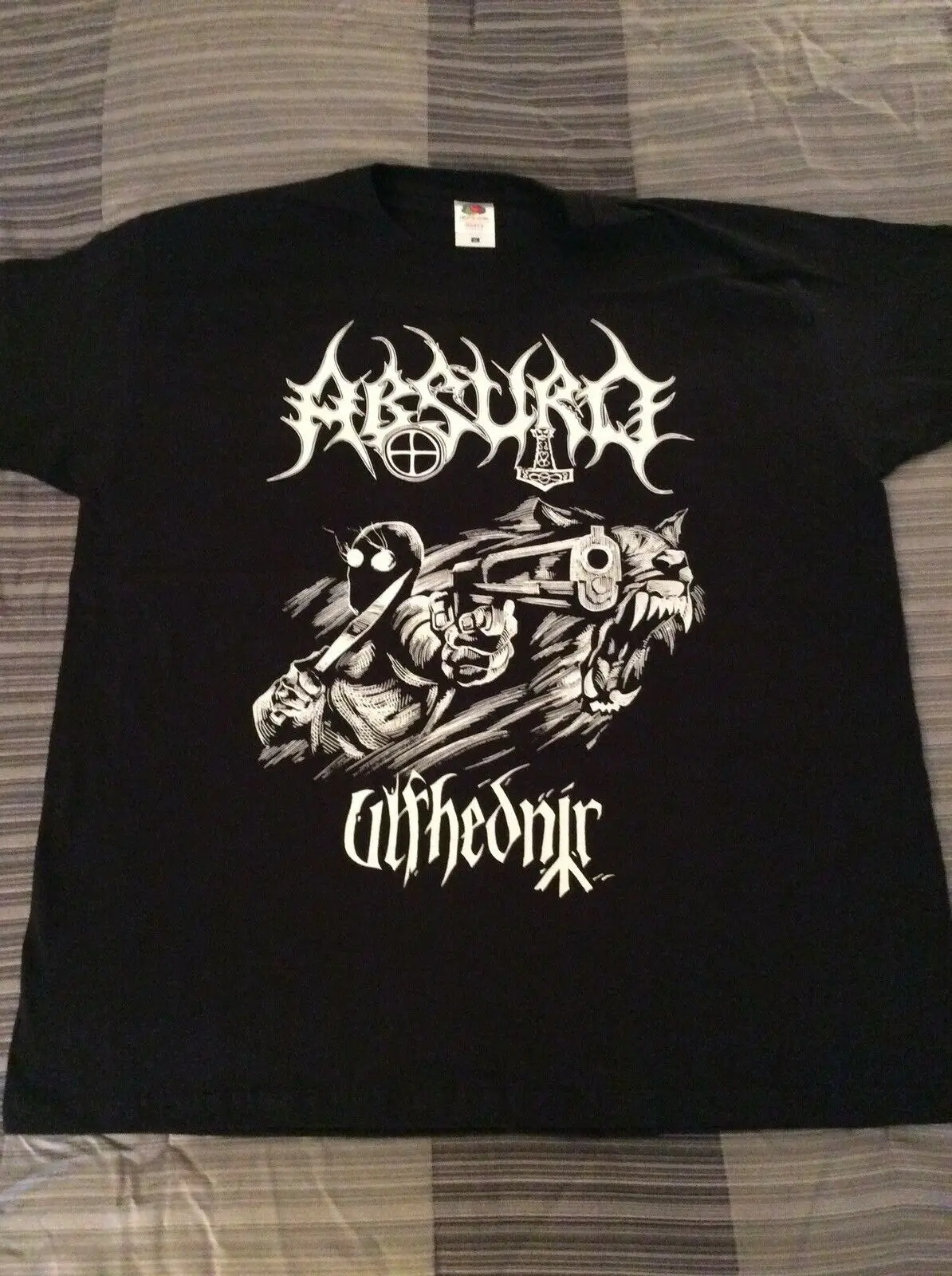 Абсурдная Ulfhednir рубашка XL Goatmoon Taake 1Burzum Darkthrone The Chasm Ulver Tees брендовая одежда