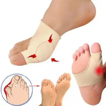 

Toe Separator Hallux Valgus Bunion Corrector Orthotics Feet Sock Thumb Bone Pedicure Straightener Adjuster 2pcs/pair Correc C0L7