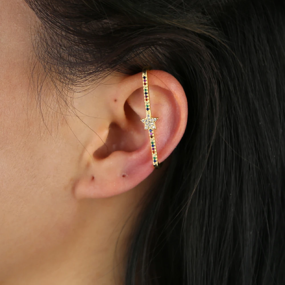 brass ear cuff Y (5)