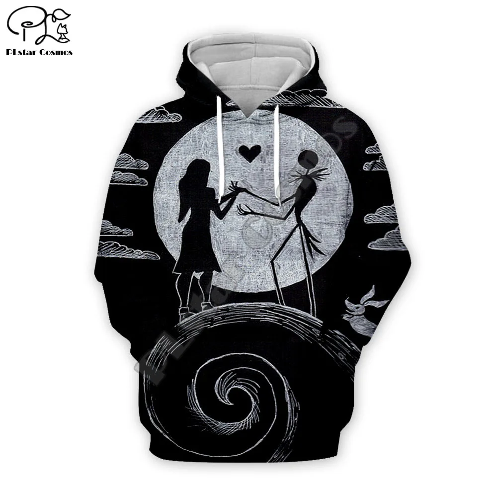 

Nightmare Before Christmas Jack Men Women Hoodies Outerwear Halloween Gift 3D Print Crewneck Sweatshirt suit Plus XS-7XL JA-016