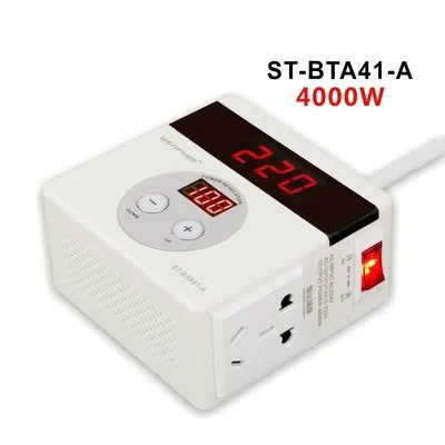 ST-BTA-A White 4000 Вт импульсный трансформатор высокой мощности инвертор переменной вентилятор предел мощности и анти-скачка регулятор скорости 220V 18A - Цвет: ST-BTA-A White