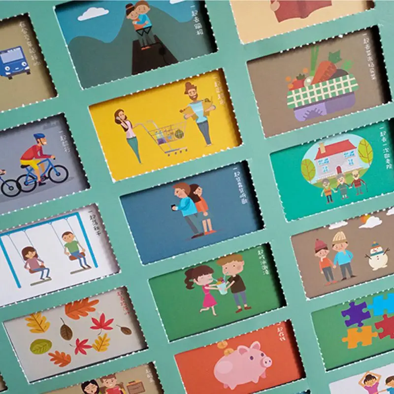 100 Things to Do Pedant for Lovers Goal Tracker DIY подарок на день Святого Валентина