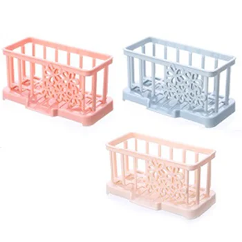 

3PCS Kitchen Sink Caddy Sponge Holder Storage Organizer Soap Drainer Rack Strainer Storage Rack