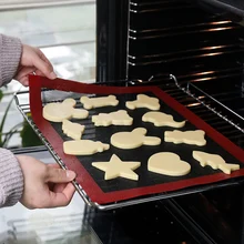 Антипригарный перфорированный силикон коврик для выпечки духовка лист лайнер инструмент для печенья/хлеба/макаруна/печенья кухонные аксессуары для выпечки