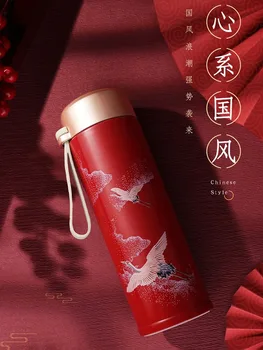 

Stainless Steel Water Cup Household Insulation Cup Water Bottle Vacuum Thermo Cup Tea Stainless Steel Thermal Women Tour HH50BW