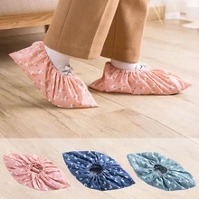 1 пара многоразовых туфель и чехлы для обуви домашние моющиеся утолщенные взрослые пылезащитные Фламинго обувь покрытие износостойкие противоскользящие