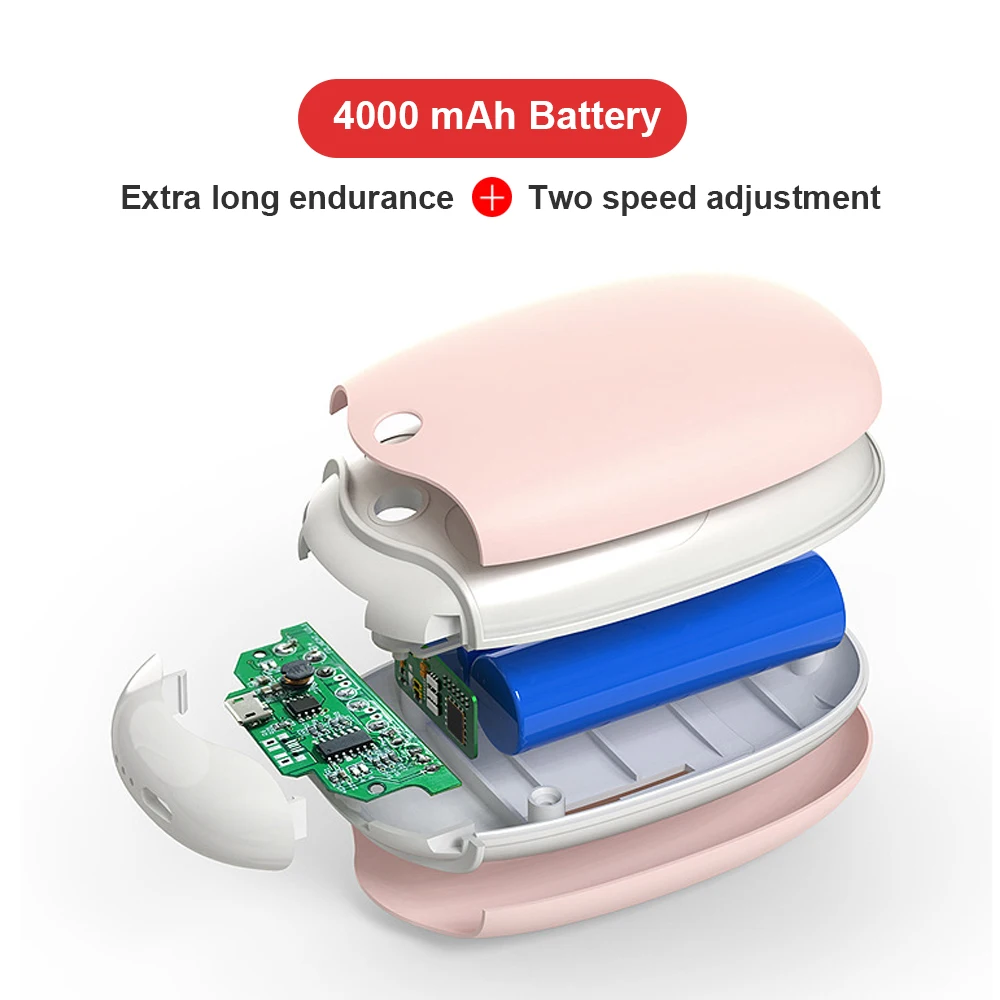 Креативный 2 в 1 4000 мАч простой мини портативный карманный USB Перезаряжаемый двухсторонний студенческий обогреватель для рук Мобильный Внешний аккумулятор