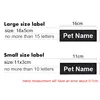 Personalized Pet Harness Collar Vest Dog's Name Labe Customized Dog Harness Label Sticker Custom Tag DIY Log ► Photo 3/6