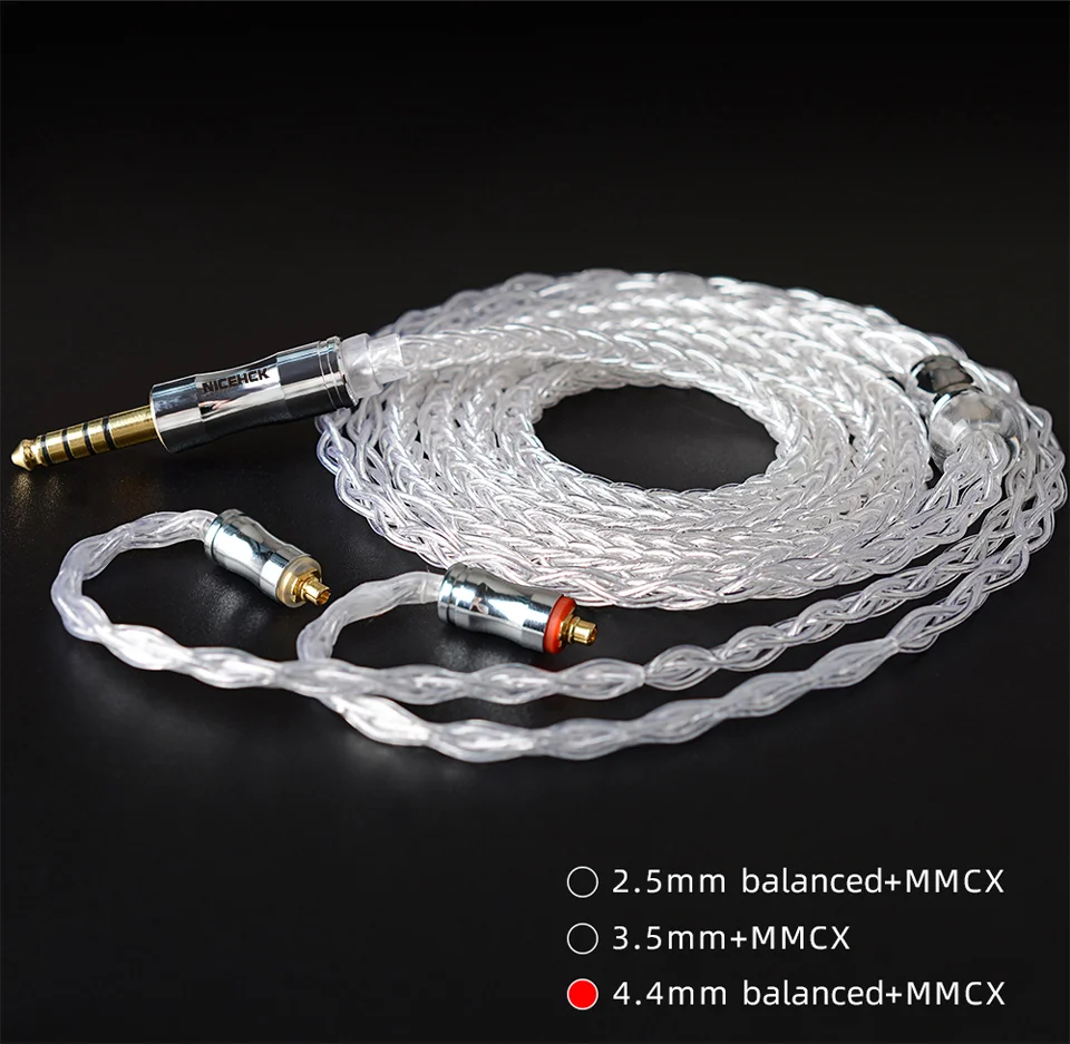 4.4mm mmcx nx7 qdc 0.78 2pin para ciem mk3 ST-10s lz a7