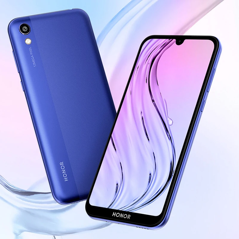 Оригинальная глобальная версия Honor 8S 32GB rom 2GB ram 5,71 ''дисплей FullView Dewdrop MT6761 четырехъядерный 13 МП камера заднего вида мобильный телефон