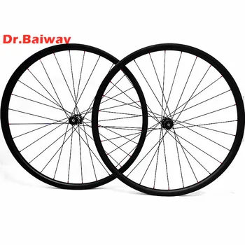 

mtb 29er 30 wide 24deepth tubeless clincher carbon disc wheelset DT350s(boost) straight pull spoke front100*15mm rear142*12mm