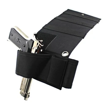 

Universal Tactical Concealed Car Seat Gun Holster Under Mattress Handgun Case Pistol Holsters Flashlight Holder Magazine Pouch
