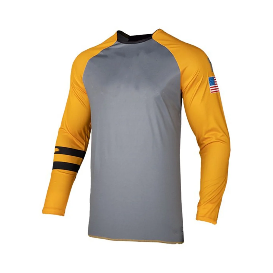 thumbnail image 1 of Fabricante OEM de camisetas de ciclismo de montaña, ropa deportiva para carreras, nueva camiseta de manga larga 2021, ropa de ciclismo con estampado digital, 1 of 5