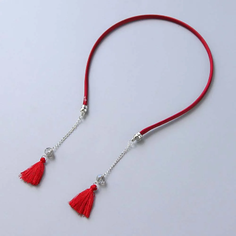 Модные Ретро серьги с кисточками, накладные серьги, обруч для волос, меховые шарики, стразы, повязка на голову, головной убор, аксессуары для волос для девочек
