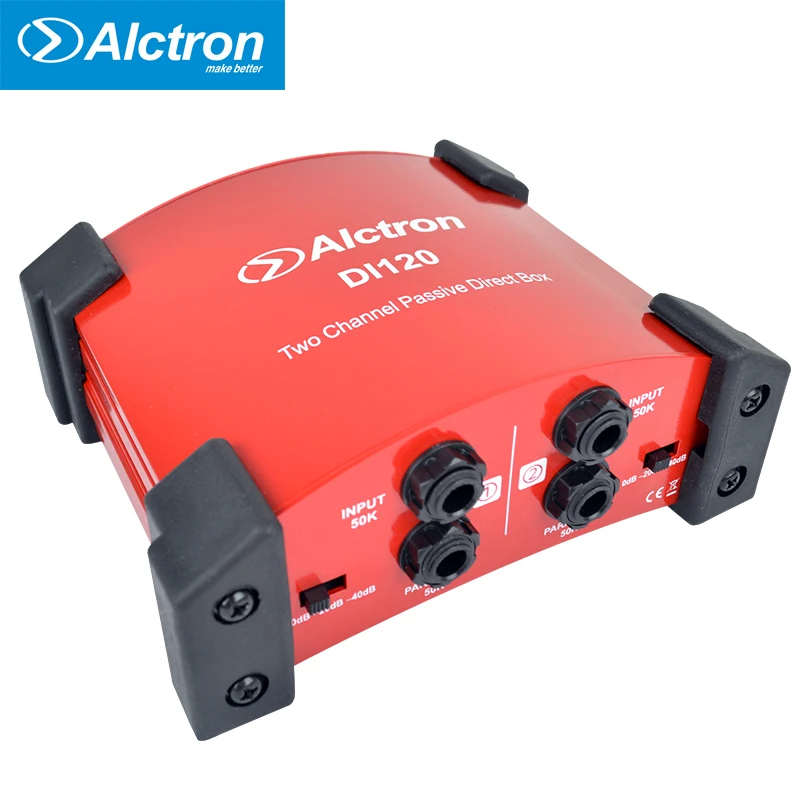 Alctron DI-120 DI Direct Box New Arrive Passive Stereo DI Direct Box 2 Channels Alctron DI120 