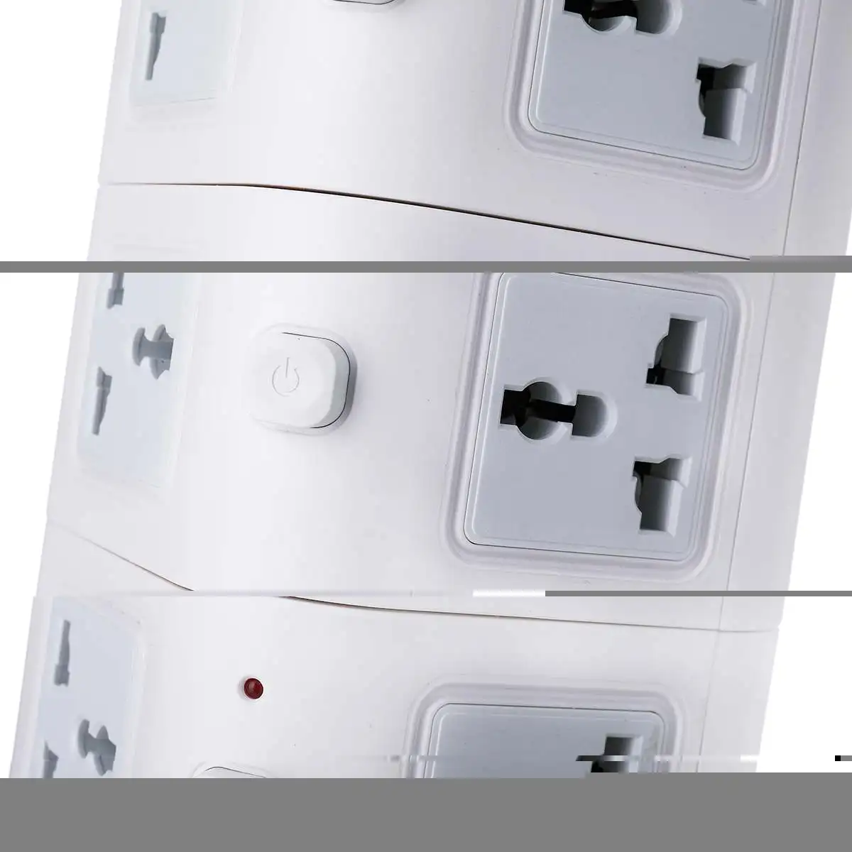 Multi Layer Vertical Power Socket Powerboard Multi Layer Vertical Tower Socket 6 USB Port Outlet Charger Power Strip Protector